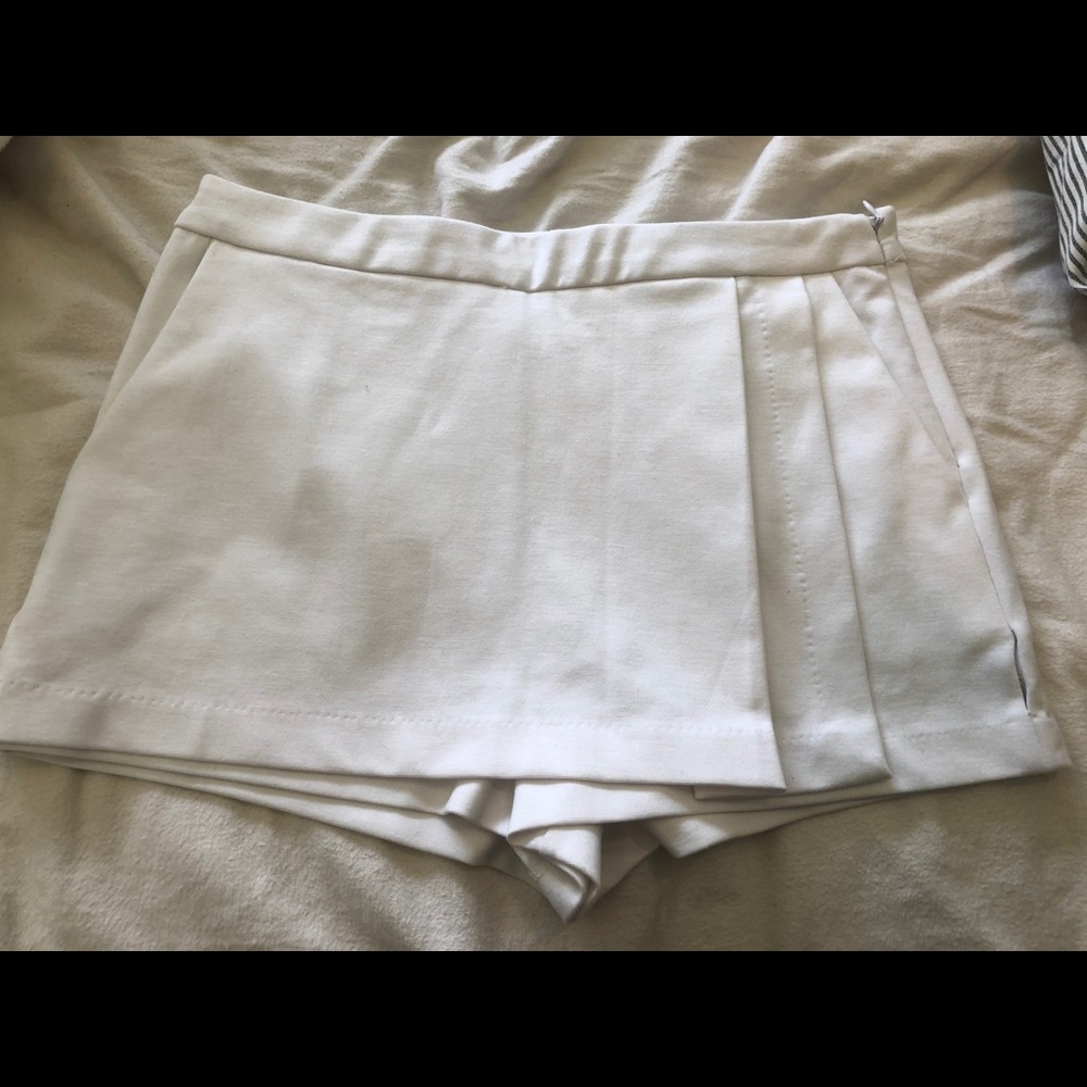 Urban Outfitters White Skort - summer/spring ready! Coachella!!